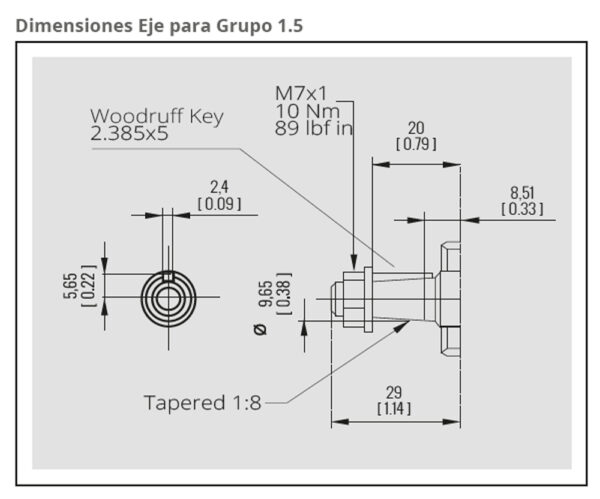 BOMBAS DE ENGRANAJE SIMPLE GRUPO 1.5 PE - Imagen 4