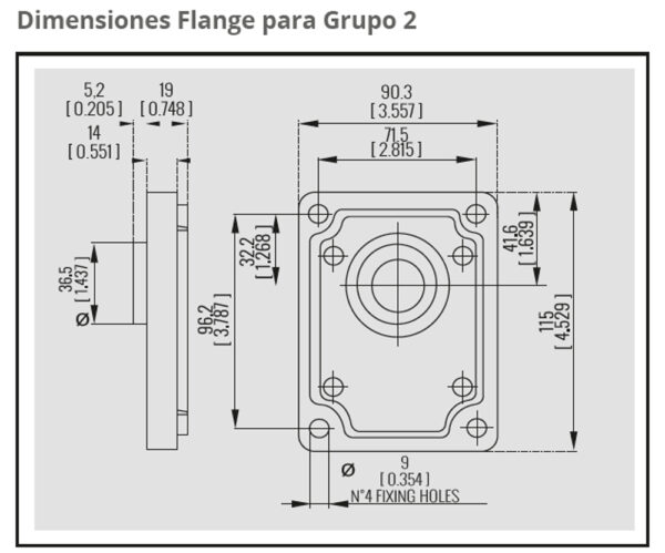 BOMBAS DE ENGRANAJE SIMPLE GRUPO 2 PE - Imagen 2