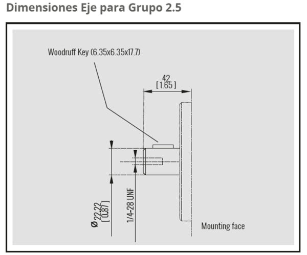 BOMBAS DE ENGRANAJE SIMPLE GRUPO 2.5 PB - Imagen 4