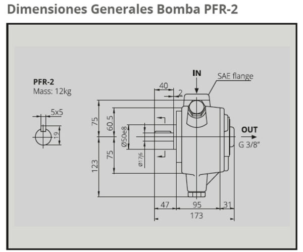 BOMBAS DE PISTONES RADIALES SERIE PFR-2 - Imagen 3