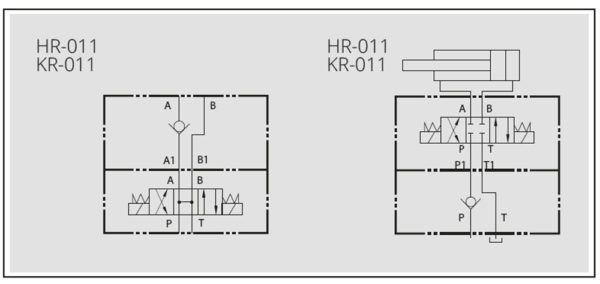 VÁLVULAS ANTIRRETORNO SIMPLE MODULAR CETOP 05 - Imagen 2